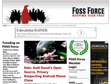 Tablet Screenshot of fossforce.com